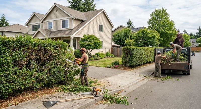 Hedge Pruning in Aiken, SC