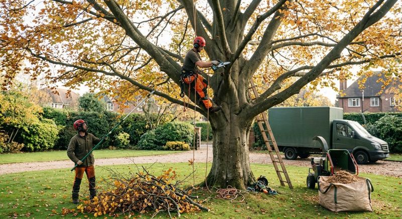 Birch Tree Pruning in Doylestown, PA
